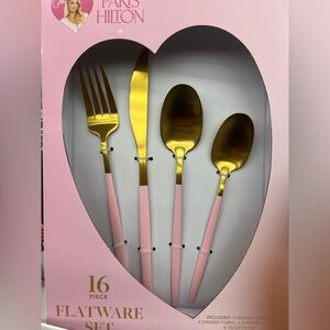 Pink & Gold Paris Hilton 20pc Flatware